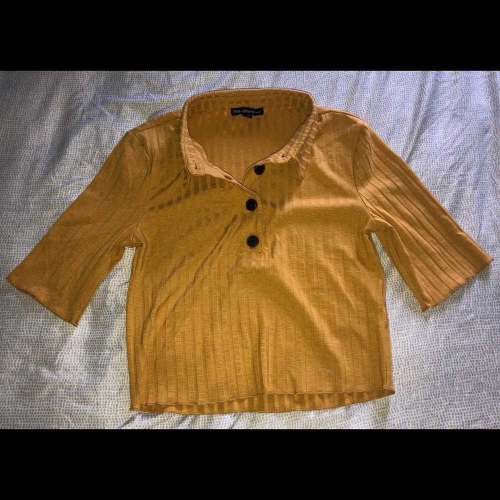 Ribbed Polo Shirt
